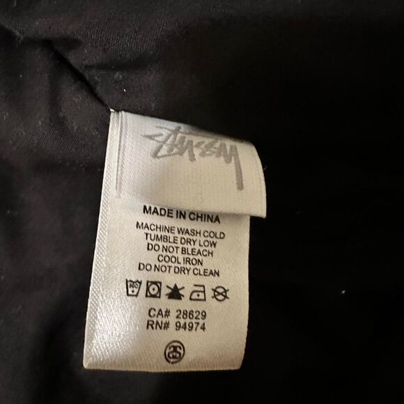 Yellow Stussy Full Zip Bomber Jacket - Picture 7 of 8